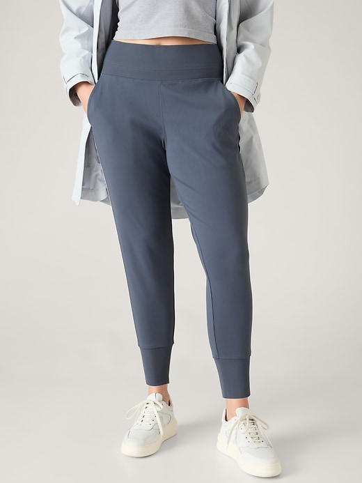Image number 5 showing, Venice High Rise Track Stripe Jogger