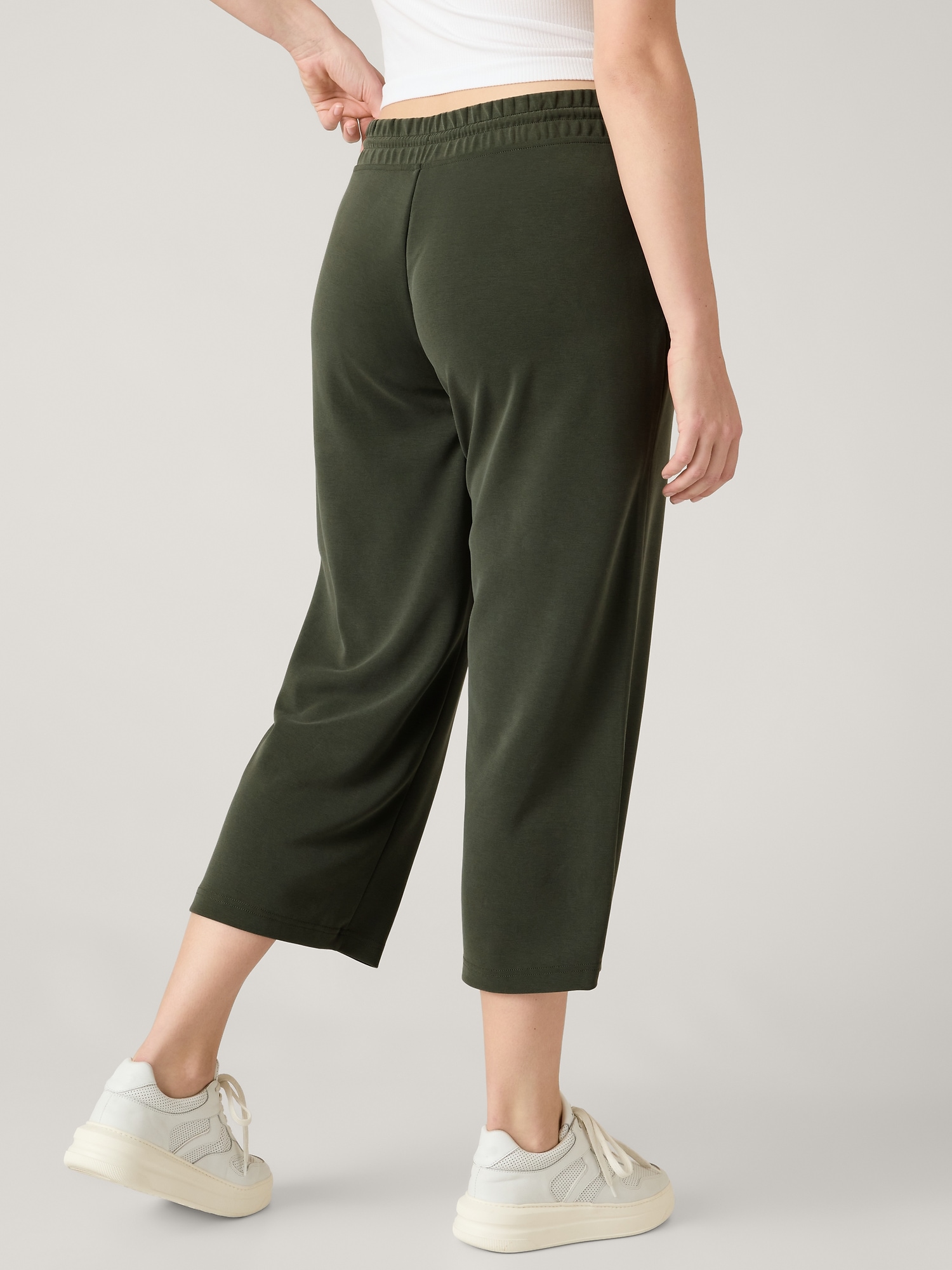 Tencel Wide Cropped Trousers – Know The Origin.