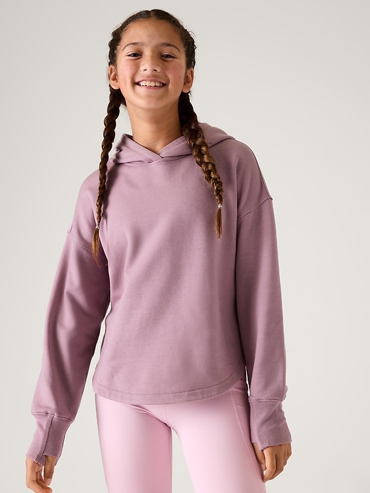 Image number 1 showing, Athleta Girl Balance Flow Hoodie