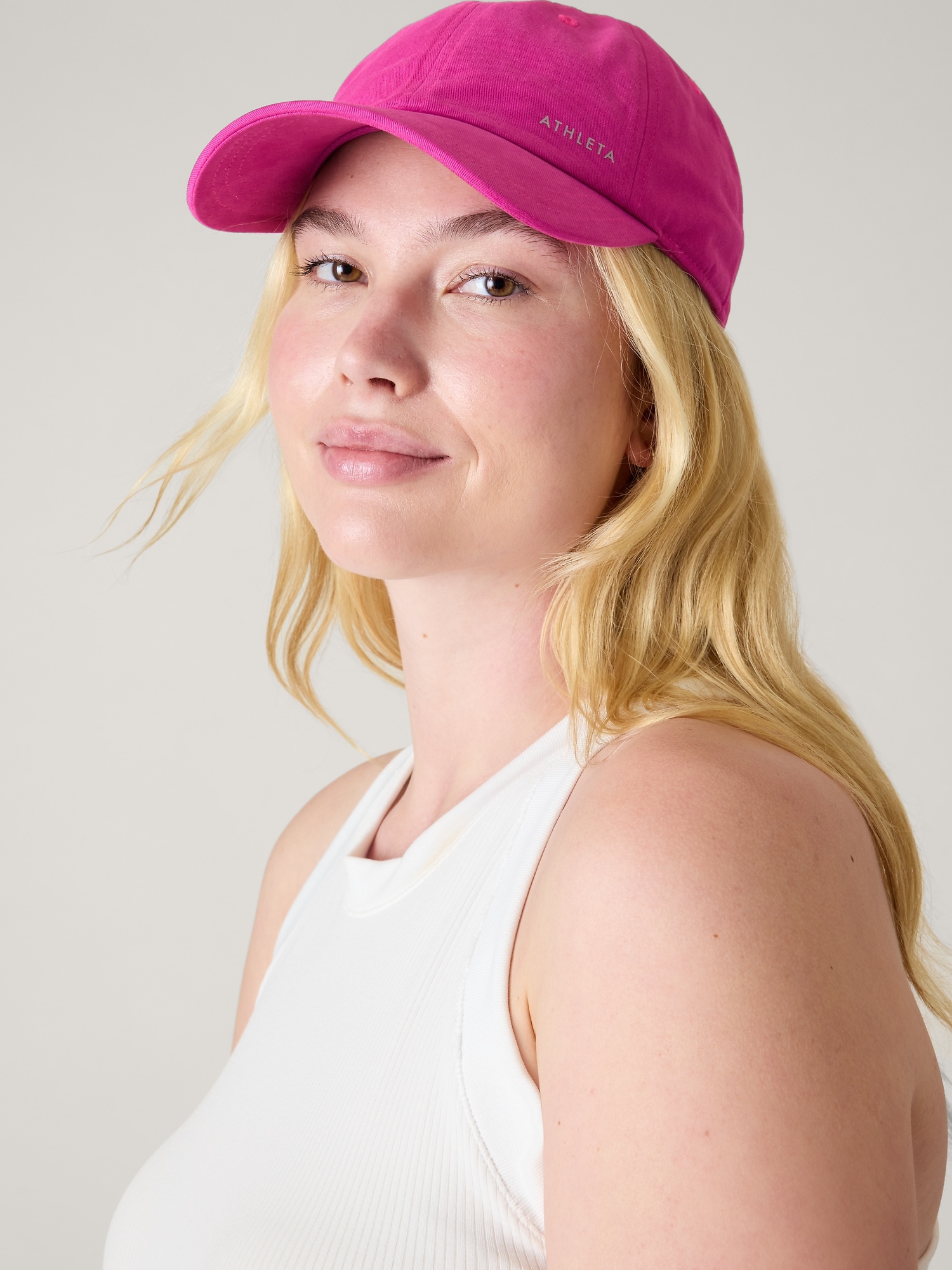 Athleta Relaxed Cap In Iceplant Pink