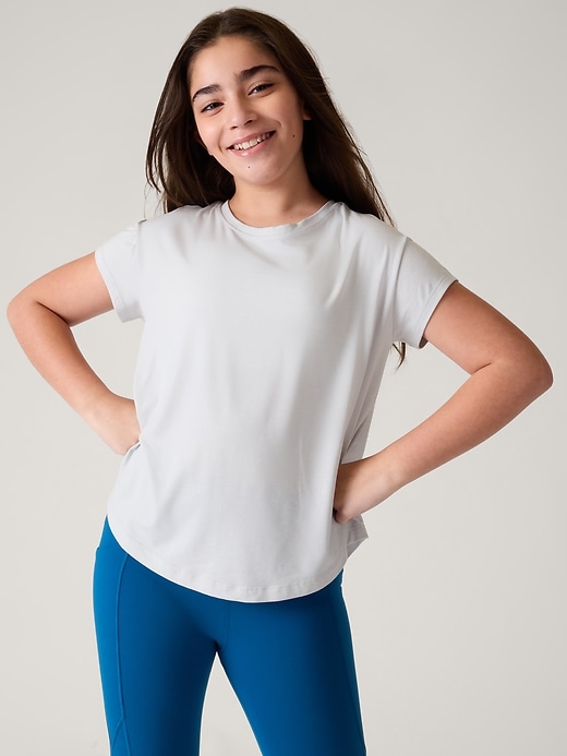 Image number 1 showing, Athleta Girl With Ease Tee