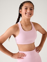 ATHLETA GIRL SPORTS Bra Youth Small Black Athletic Racerback Kids New with  Tags £14.38 - PicClick UK