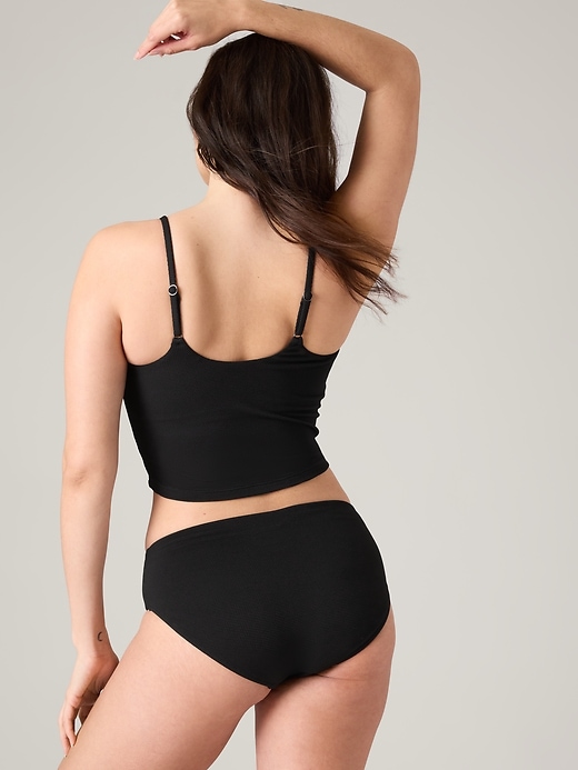 Image number 7 showing, Scoop Crop Pique Tankini A-C