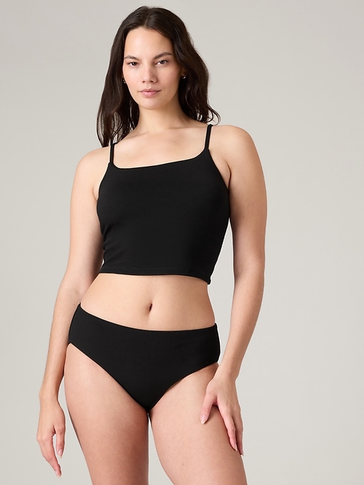 Image number 6 showing, Scoop Crop Pique Tankini A-C