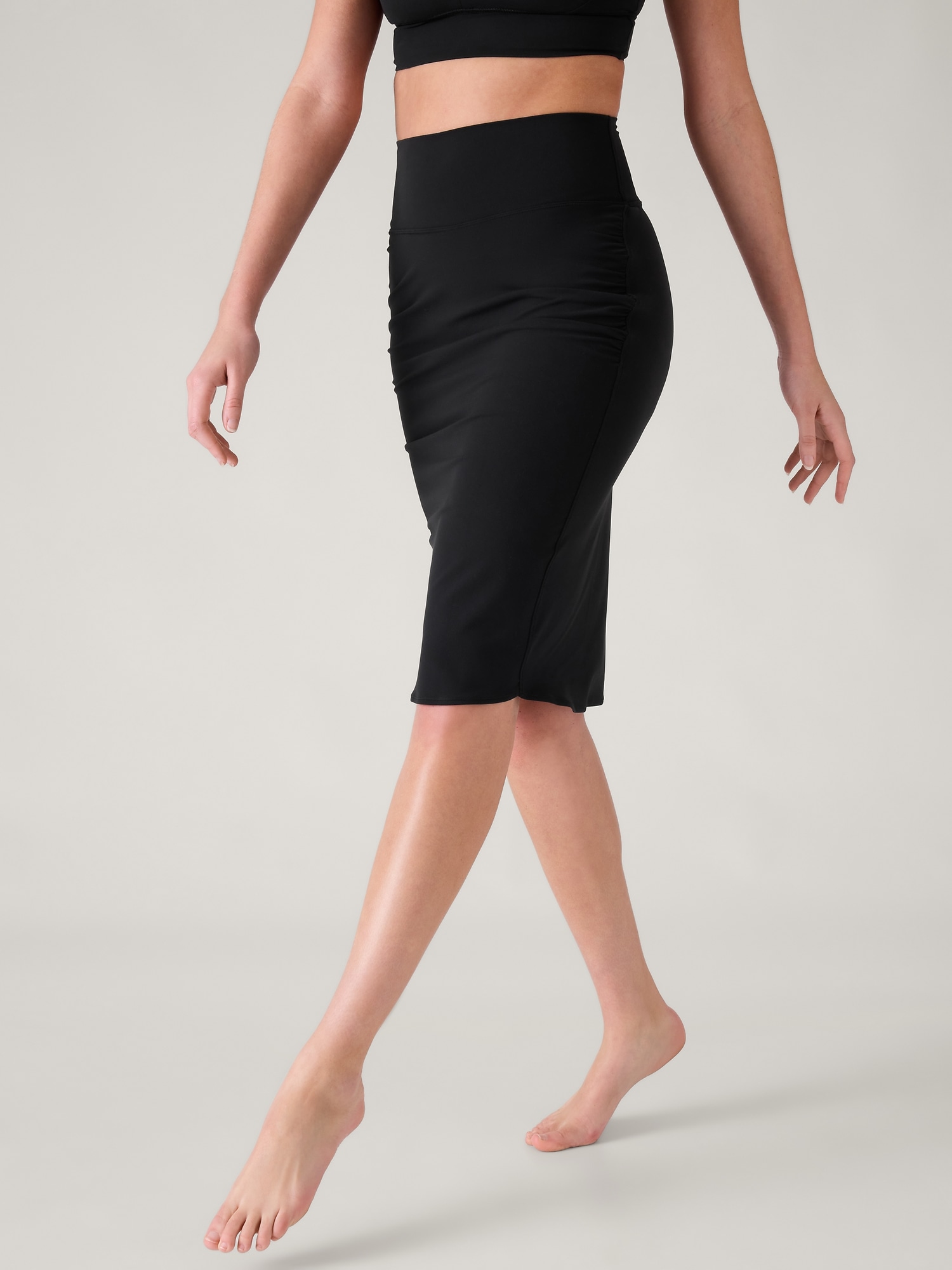 Shop Athleta Transcend High Rise Skirt In Black