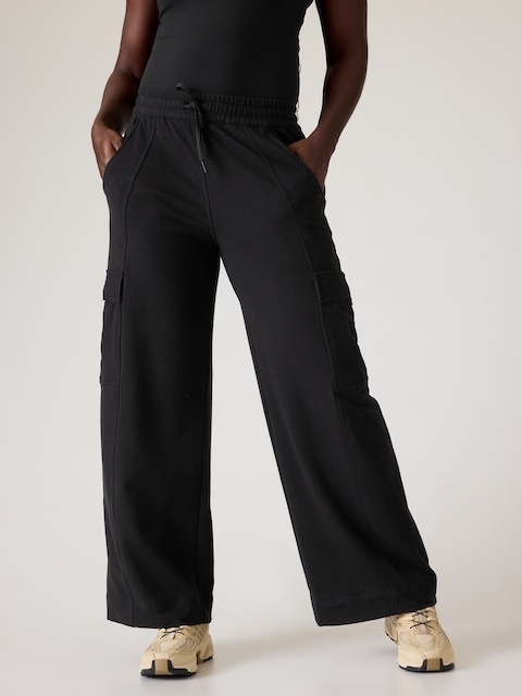 Retroterry High Rise Wide Leg Cargo Pant