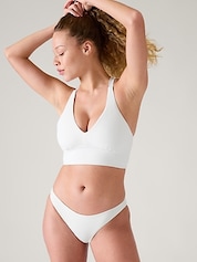 Women's bikini top with back zip and removable padded cups CARLA presana -  Decathlon