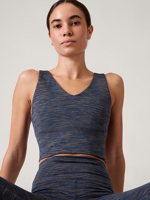 Image number 1 showing, Transcend V-Neck Crop Bra A-C