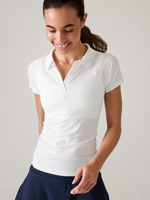 Image number 1 showing, Momentum Seamless Polo Tee