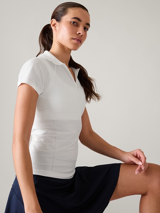 Image number 4 showing, Momentum Seamless Polo Tee