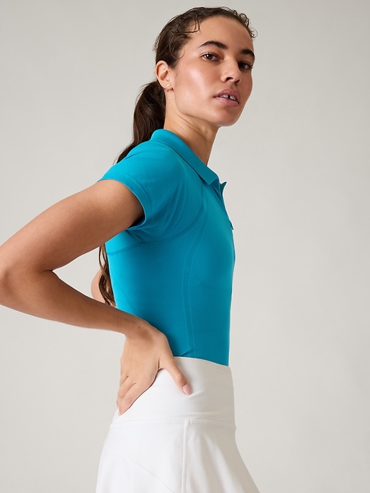 Image number 4 showing, Momentum Seamless Polo Tee