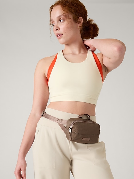 2 of 8 showing, with the color Pyrite of product Excursion Crossbody Belt Bag