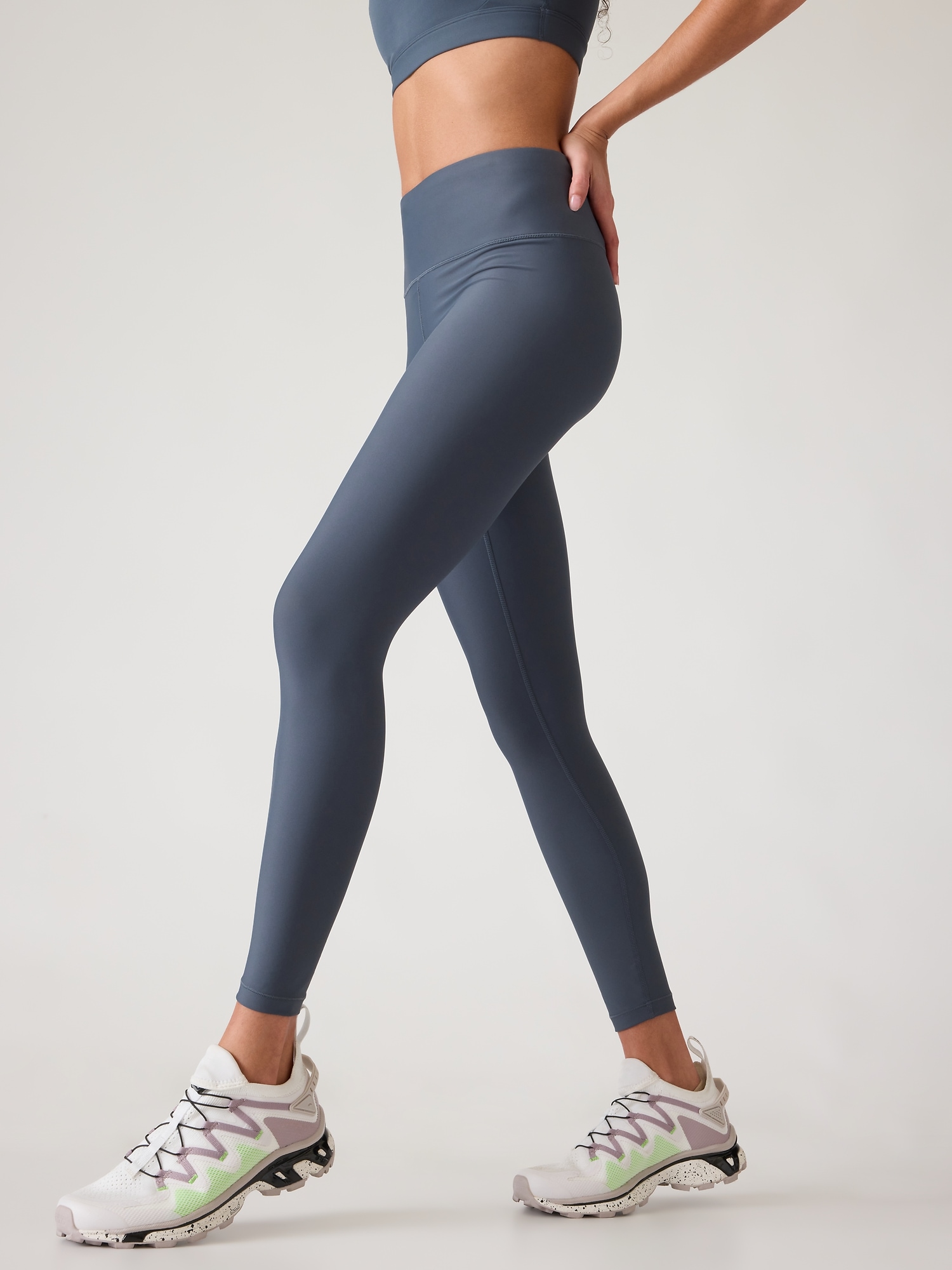 Athleta, Pants & Jumpsuits, Athleta Restore Slim Ruched Dance Studio Leggings  Womens Size Small Yoga