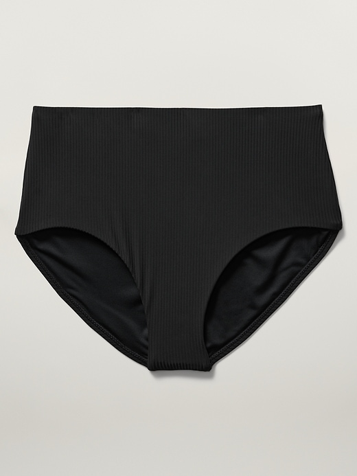 Image number 3 showing, High Waist Rib Swim Bottom