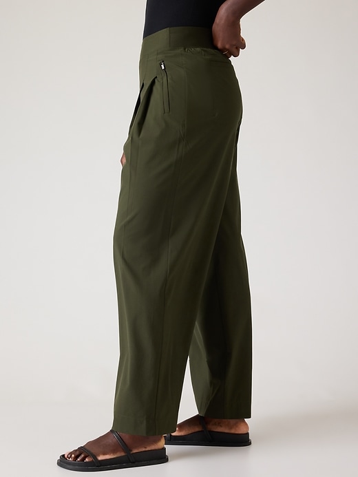 Image number 4 showing, Brooklyn Heights High Rise Pleated Wide Leg Pant