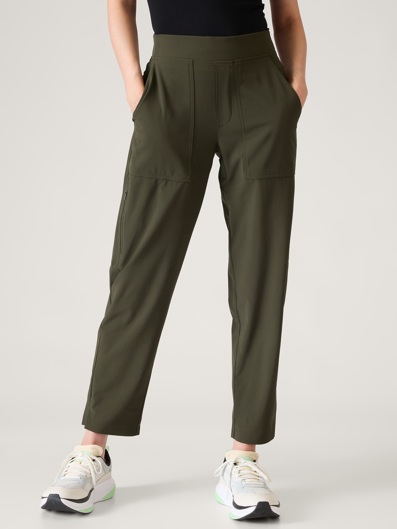 Brooklyn Mid Rise Ankle Utility Pant
