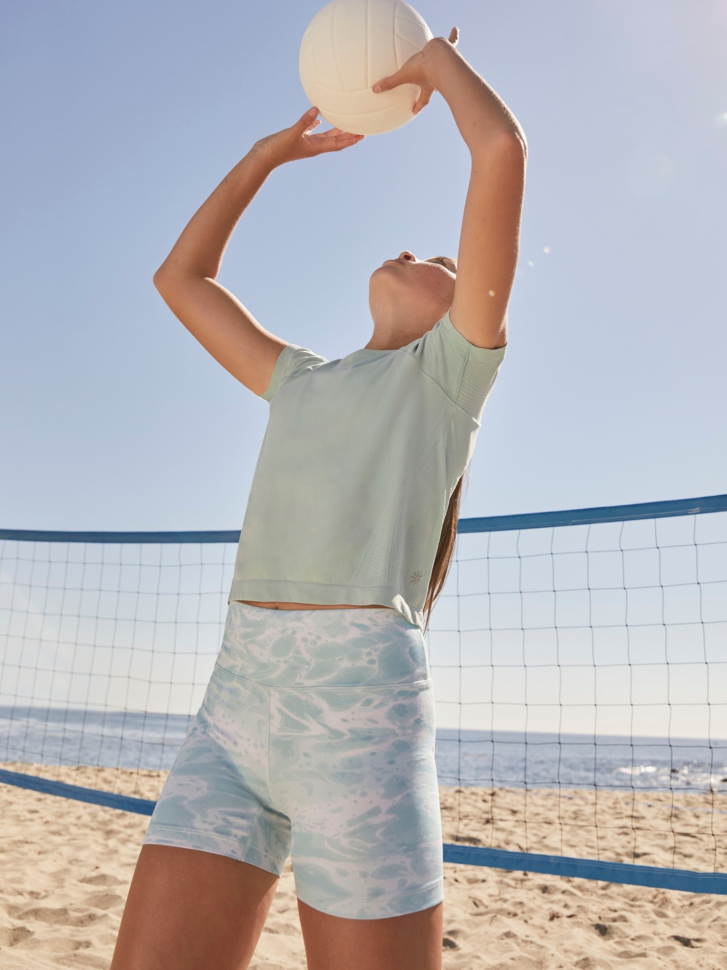 Athleta Girl Power Up Seamless Sport Length Tee | Athleta