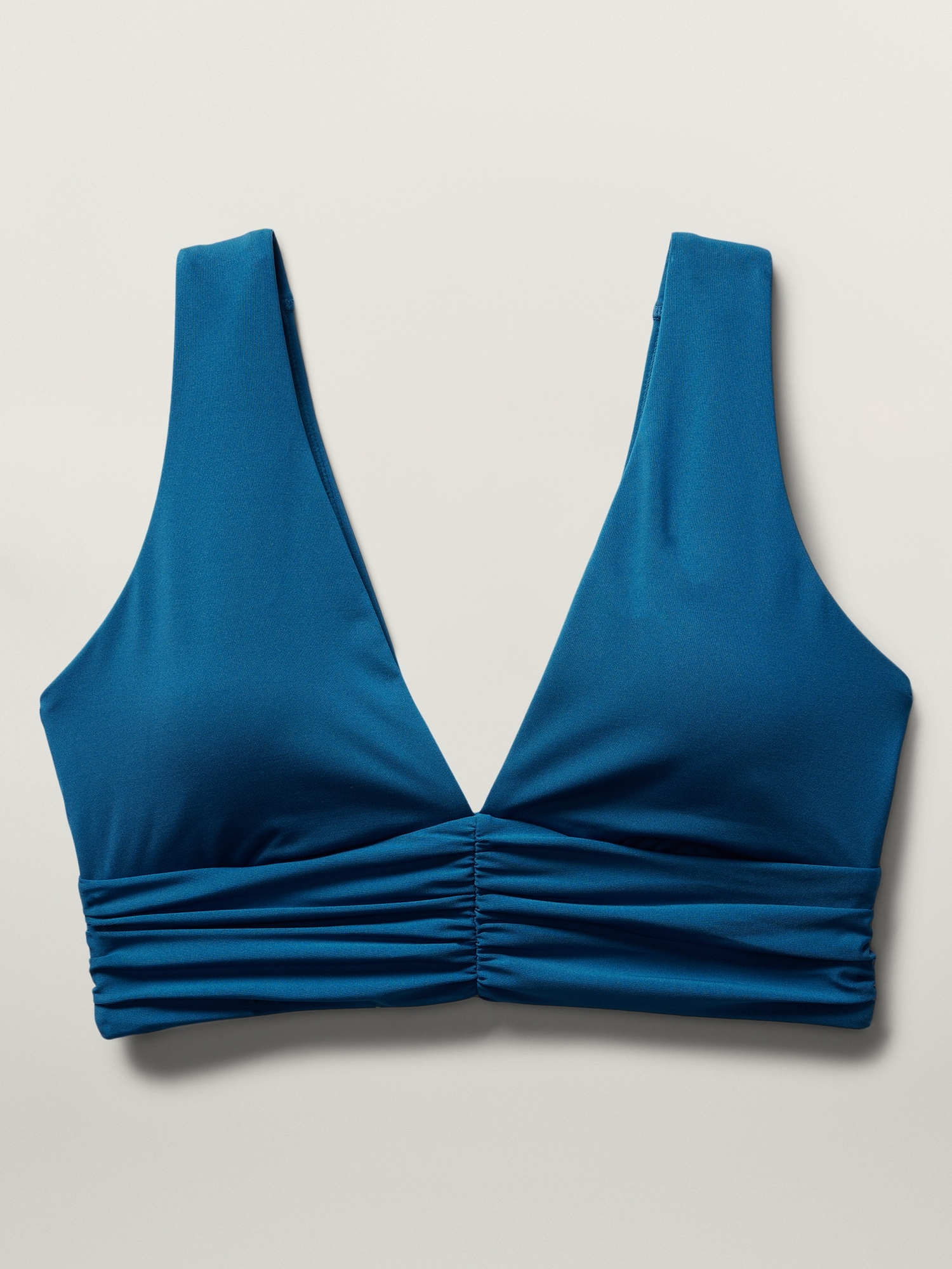 NWT Athleta High Neck Keyhole Bikini, Powerful Blue SIZE M #578167