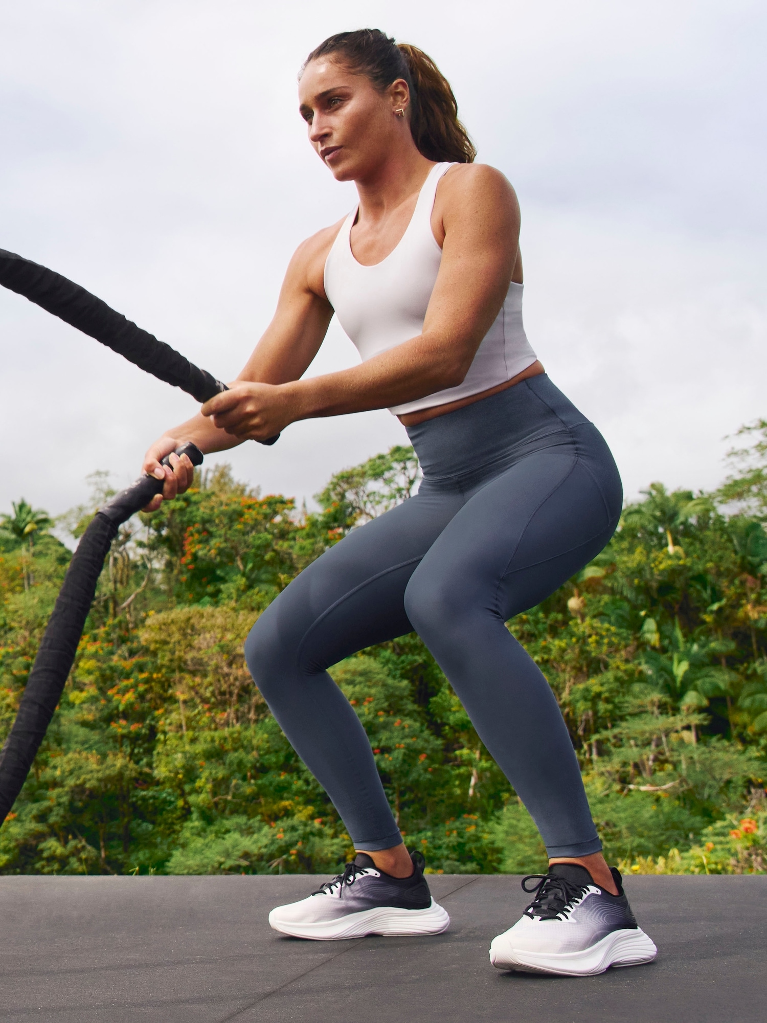 Athletic Works Women's Dri More Capri Core Yoga Leggings, Black
