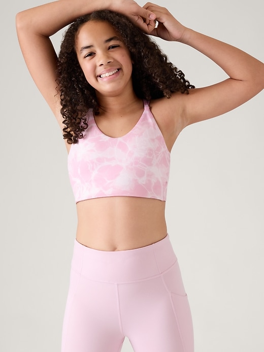 Image number 1 showing, Athleta Girl Free Flow Crop Bra