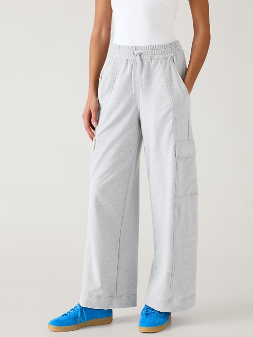 Image number 1 showing, Retroterry High Rise Wide Leg Cargo Pant