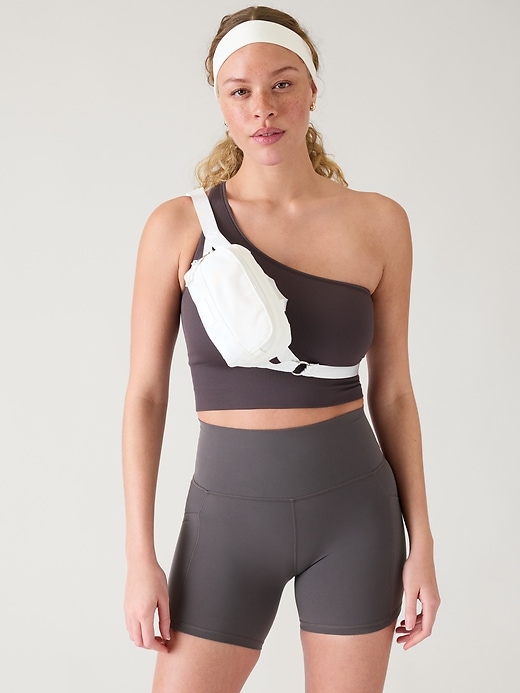 2 of 8 showing, with the color Bright White of product Excursion Crossbody Belt Bag