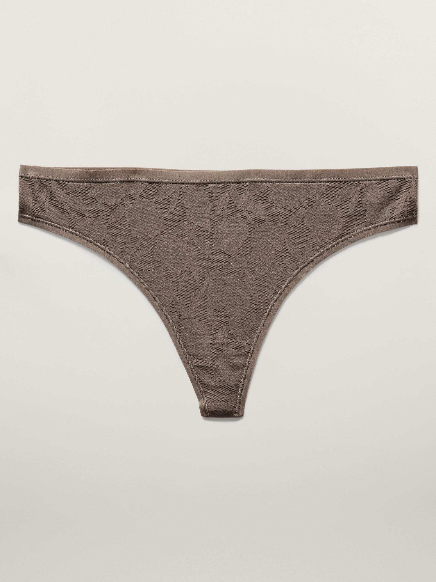 Athleta Ritual Thong Underwear In Pyrite Lace