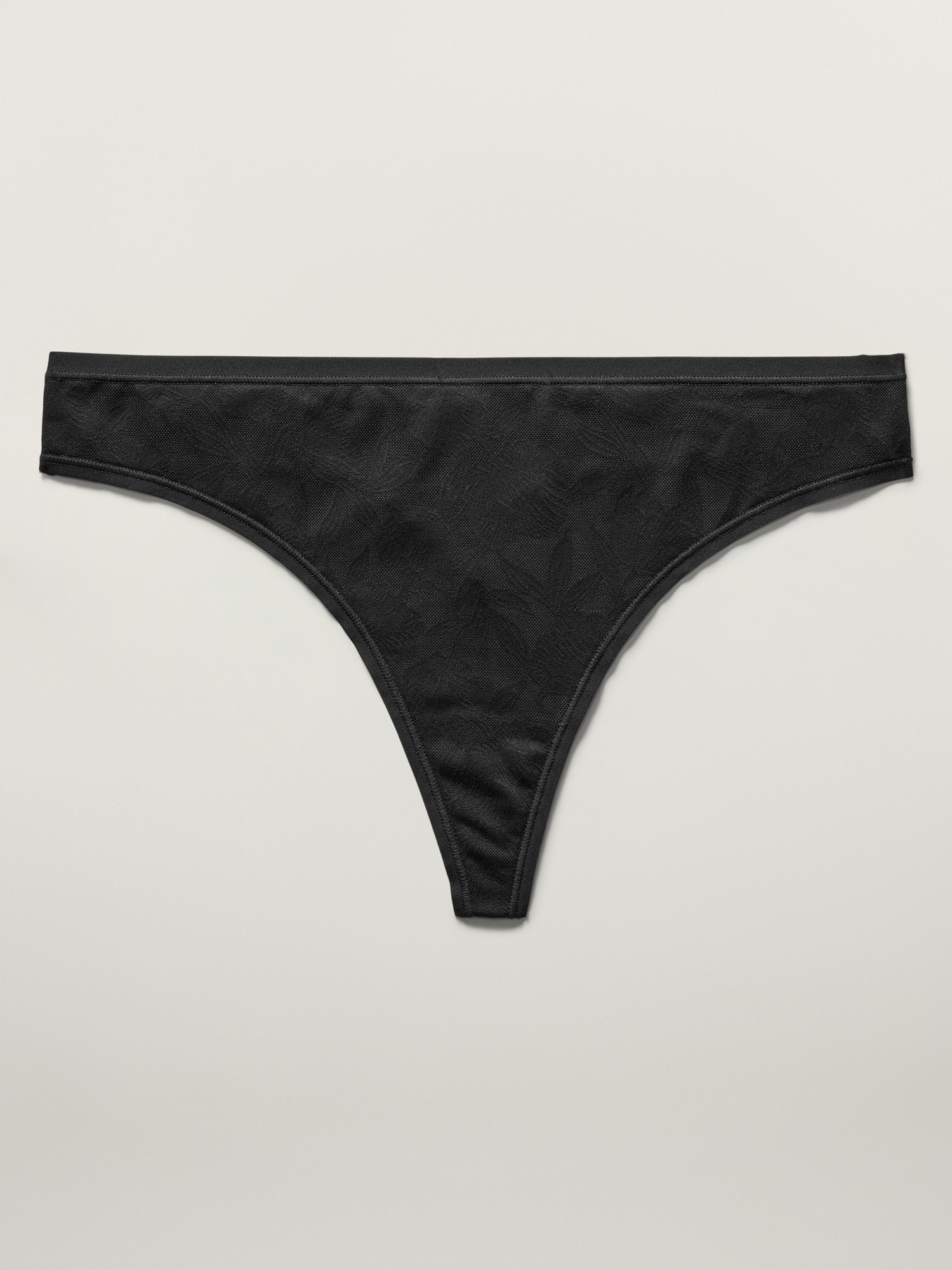 Athleta Ritual Thong Underwear In Black Lace