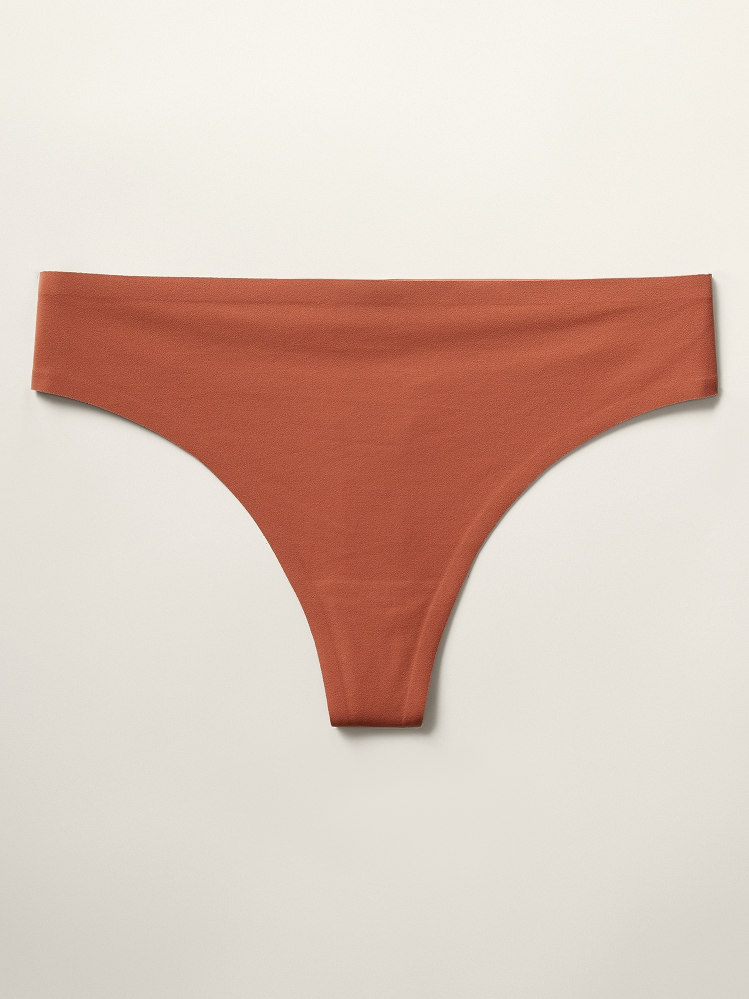 Athleta Ritual Thong Underwear In Copper Brown