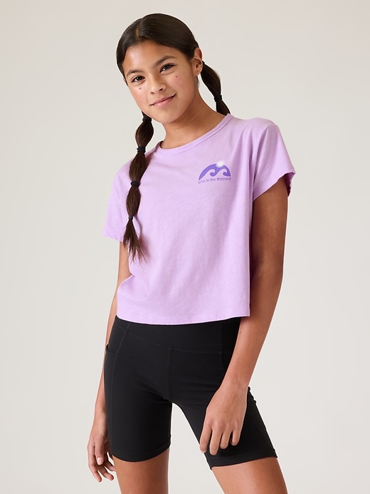 Athleta Crewcuts Childrens Girls Tee Shirt Velvet Leggings Size XL