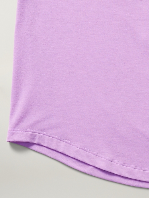 2 of 8 showing, with the color Fresh Lilac of product Athleta Girl With Ease Tee