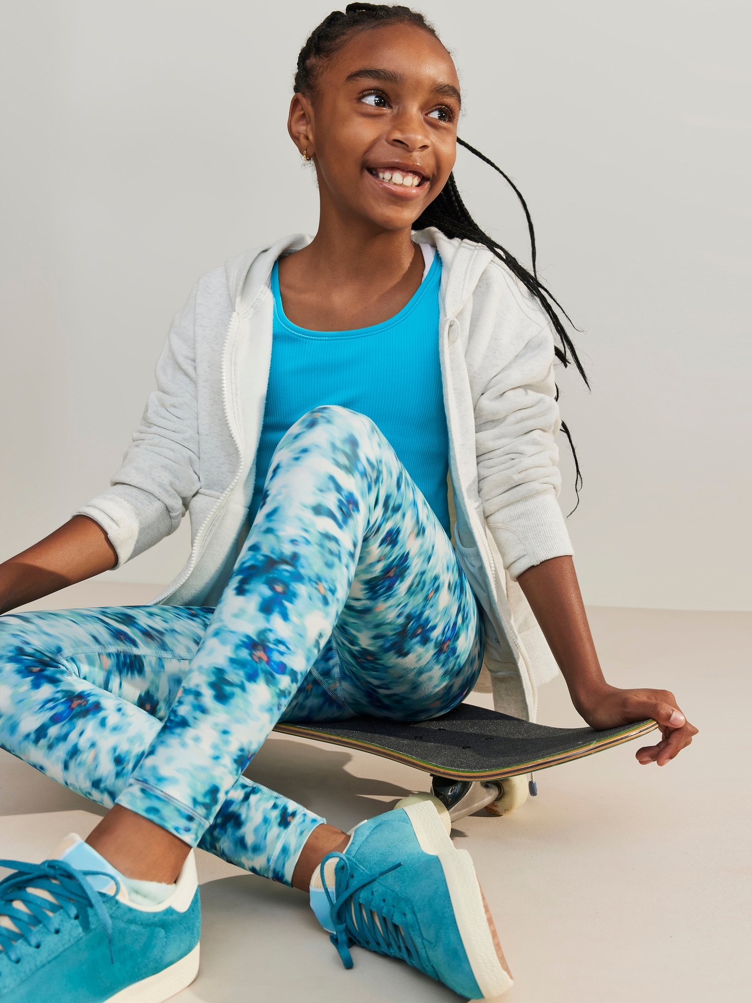 Athleta Girl Printed Chit Chat Tight, Gym Class Hero! This Brand Has the  Best Mother-Daughter Fitness Sets