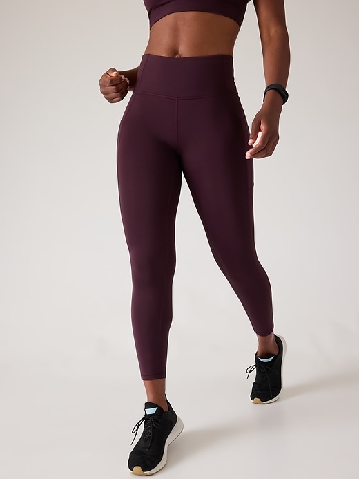 Buy Athleta Purple Ultimate High Rise 7/8 Leggings from Next
