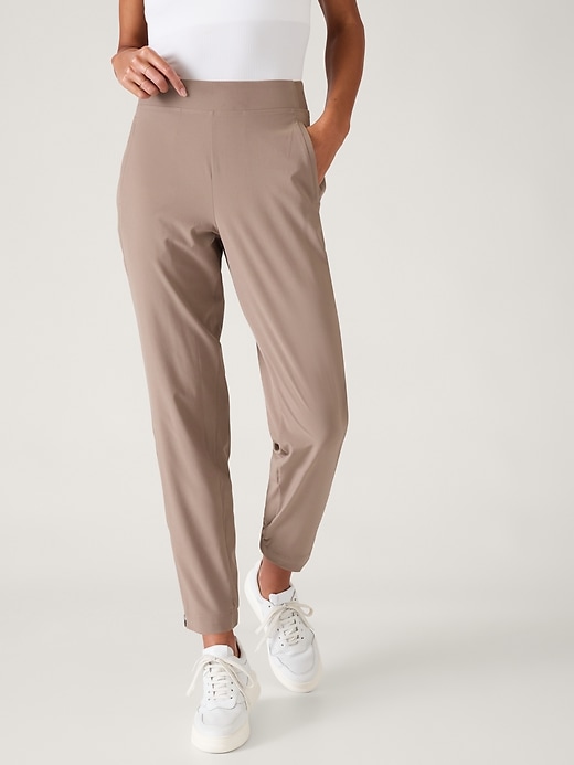 1 of 8 showing, with the color Pyrite of product Brooklyn Heights High Rise Jogger
