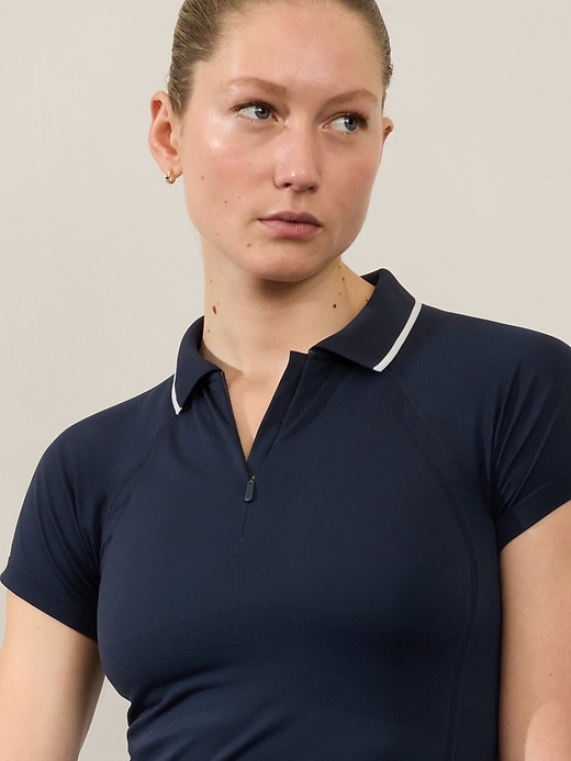 Image number 6 showing, Momentum Seamless Polo Tee
