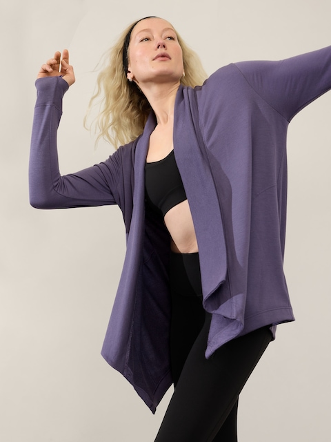 Pranayama Restore Wrap - Purple
