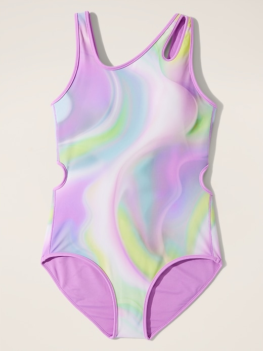 Image number 1 showing, Athleta Girl Cutout One Piece Swimsuit