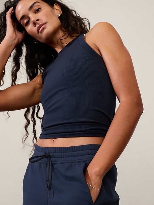 2 of 8 showing, with the color Navy of product Retroterry High Rise Short