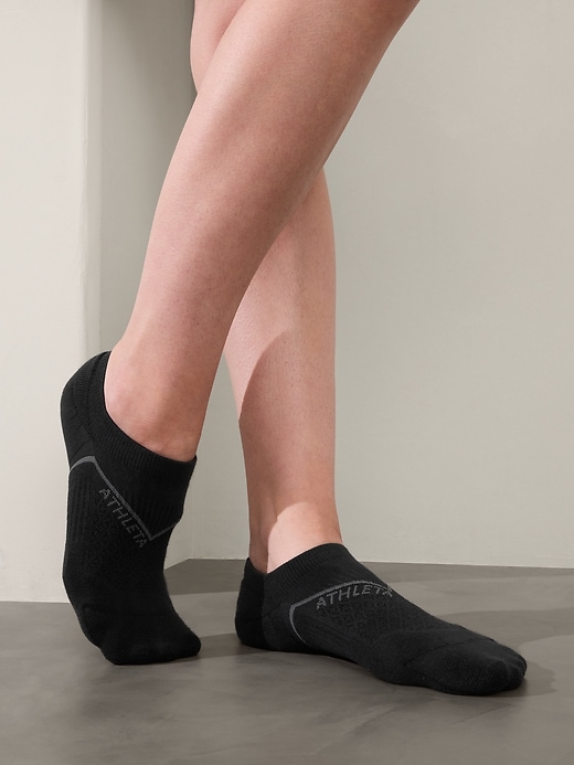 View large product image 2 of 3. Athleta Everyday No Show Sock 3-Pack