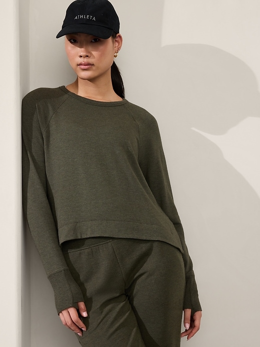 Image number 1 showing, Coaster Luxe Recover High Hip Sweatshirt