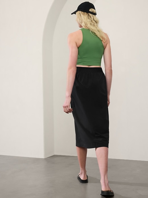 Image number 3 showing, Brooklyn Heights High Rise Cargo Skirt