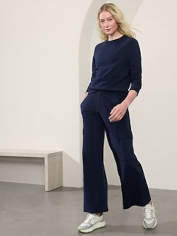 Retroterry High Rise Wide Leg Cargo Pant