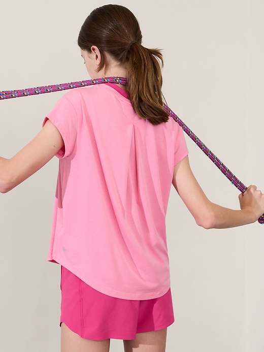 Image number 4 showing, Athleta Girl With Ease Tee