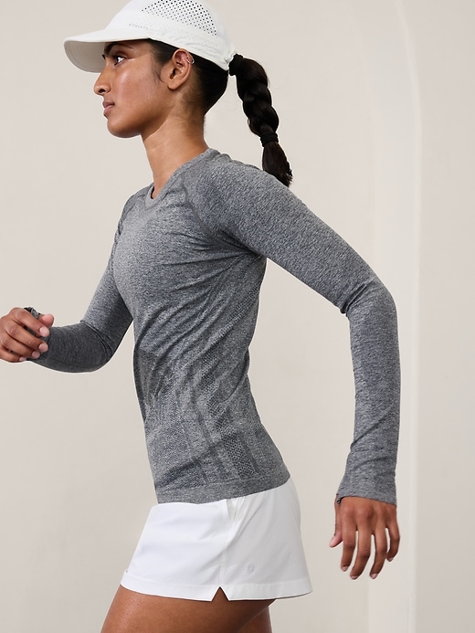 Image number 6 showing, Momentum Seamless Heather Top