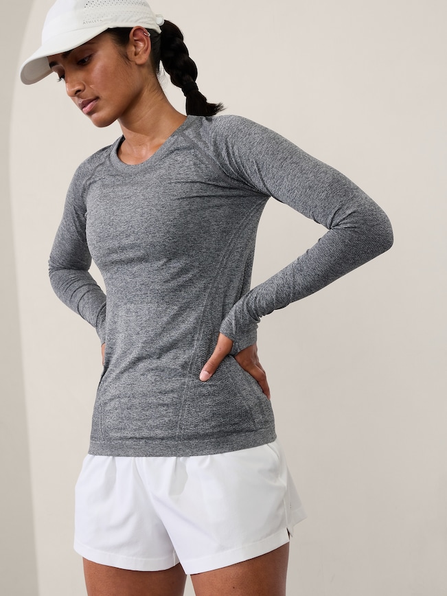 Momentum Seamless Heather Top