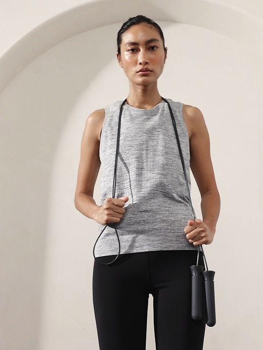 Image number 4 showing, In Motion Seamless Heather Tank