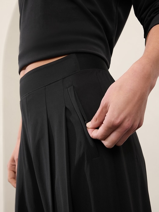 Image number 2 showing, Brooklyn Heights High Rise Pleated Wide Leg Pant