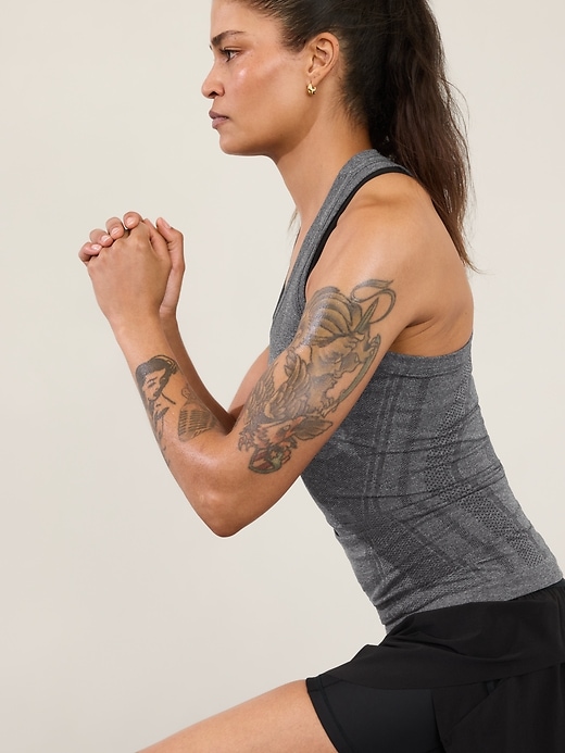 Image number 6 showing, Momentum Seamless Heather Tank