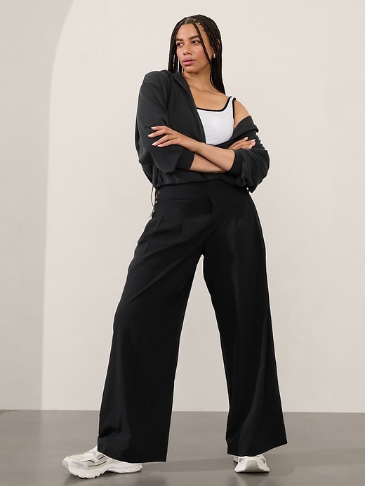 Image number 5 showing, Brooklyn Heights High Rise Pleated Wide Leg Pant