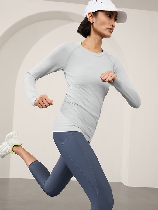 Image number 3 showing, Momentum Seamless Stripe Top